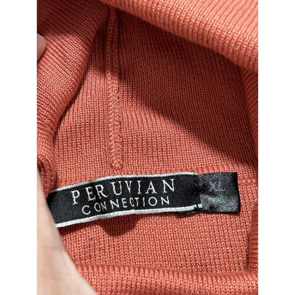 Peruvian Connection Women’s XL Pima Cotton Turtleneck Long Sleeve - Picture 4 of 7